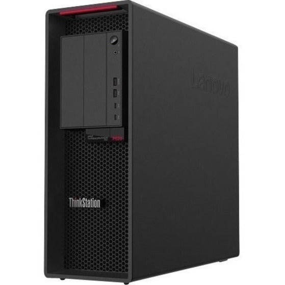 Lenovo ThinkStation P620 30E000R5CA Workstation - 1 x AMD Ryzen Threadripper PRO Tetrahexaconta-core (64 Core) 5995WX 2.70 GHz - 128 GB DDR4 SDRAM RAM - 4 TB SSD - Tower - Graphite Black 30E000R5CA