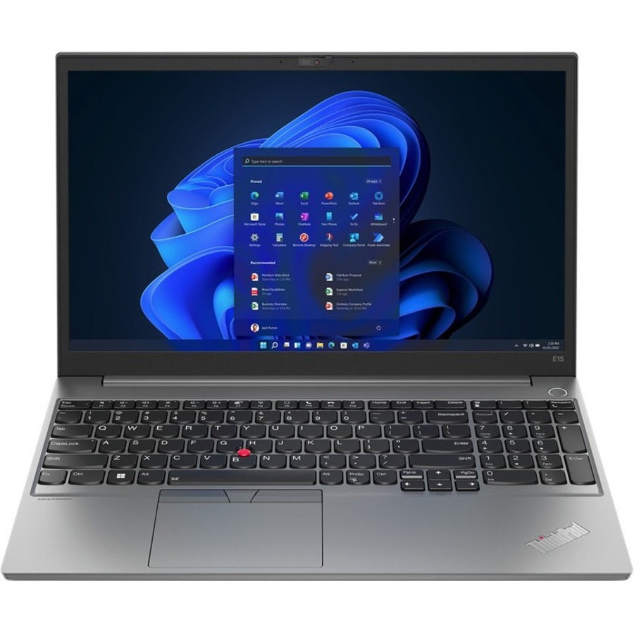 Lenovo ThinkPad E15 Gen 4 21E6007DUS 15.6" Notebook - Full HD - 1920 x 1080 - Intel Core i5 12th Gen i5-1235U Deca-core (10 Core) 1.30 GHz - 16 GB Total RAM - 8 GB On-board Memory - 256 GB SSD - Mineral Metallic 21E6007DUS