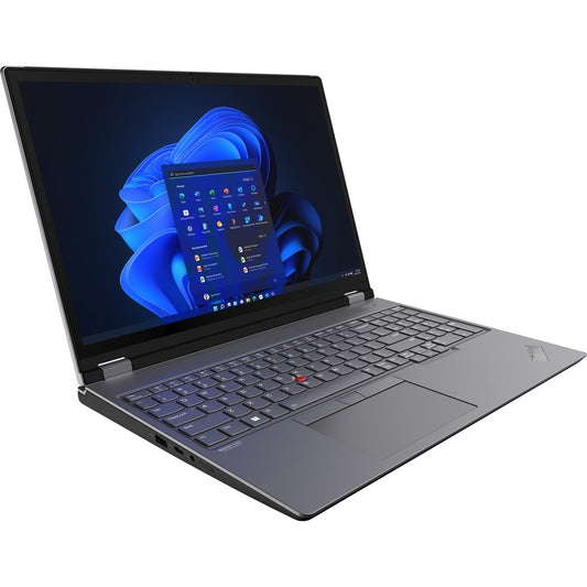 Lenovo ThinkPad P16 G1 21D6005AUS 16" Mobile Workstation - WUXGA - 1920 x 1200 - Intel Core i7 12th Gen i7-12800HX Hexadeca-core (16 Core) 2 GHz - 32 GB Total RAM - 1 TB SSD - Storm Gray 21D6005AUS