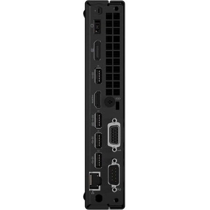 Lenovo ThinkCentre M80q Gen 3 11U1000LCA Desktop Computer - Intel Core i7 12th Gen i7-12700T Dodeca-core (12 Core) - 16 GB RAM DDR5 SDRAM - 256 GB NVMe M.2 PCI Express PCI Express NVMe 4.0 x4 SSD - Tiny - Black 11U1000LCA