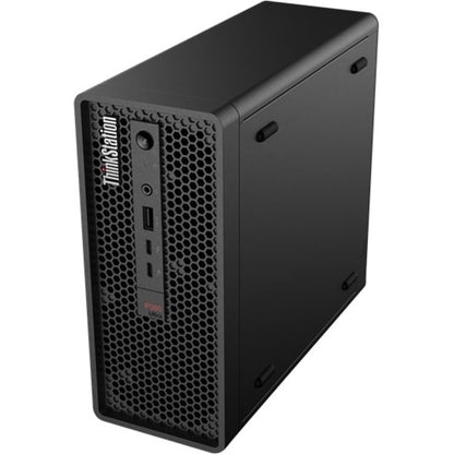 Lenovo ThinkStation P360 Ultra 30G1001LUS Workstation - 1 x Intel Core i5 Hexa-core (6 Core) i5-12400T 12th Gen 1.80 GHz - 16 GB DDR5 SDRAM RAM - 512 GB SSD - Mini-tower 30G1001LUS