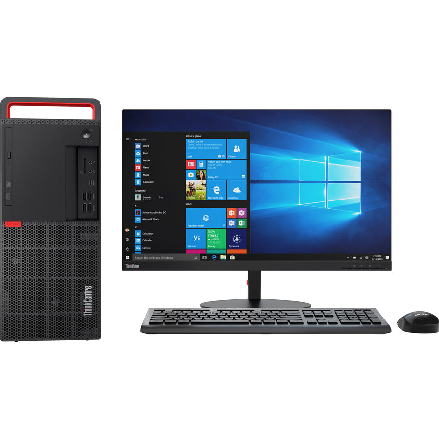 Lenovo ThinkCentre M920t 10SF0002CA Desktop Computer - Intel Core i5 8th Gen i5-8500 3 GHz - 8 GB RAM DDR4 SDRAM - 1 TB HDD - Tower - Raven Black 10SF0002CA