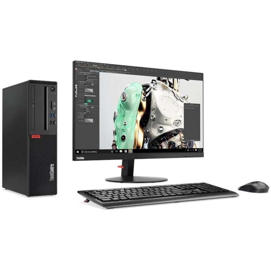 Lenovo ThinkCentre M75s-1 11A9000UCA Desktop Computer - AMD Ryzen 5 3400G 3.70 GHz - 8 GB RAM DDR4 SDRAM - 256 GB SSD - Small Form Factor - Raven Black 11A9000UCA