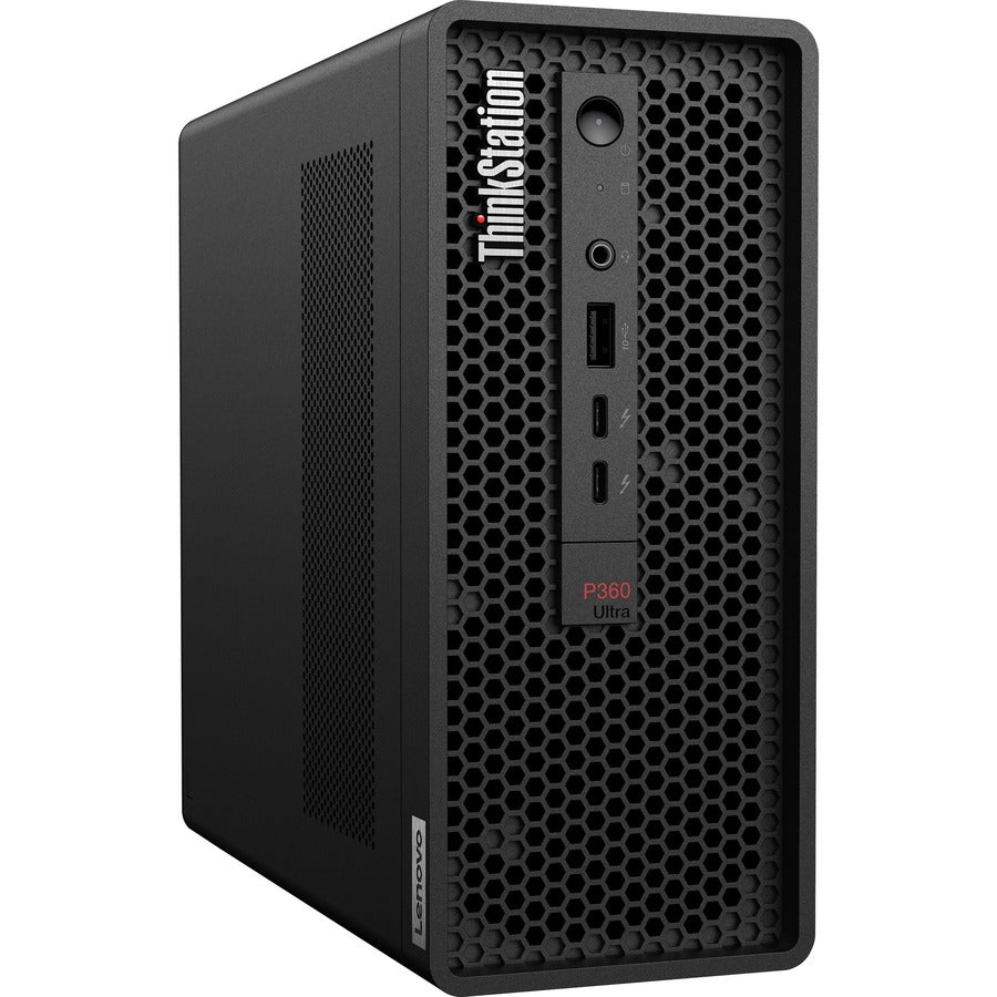 Lenovo ThinkStation P360 Ultra 30G1001ACA Workstation - 1 x Intel Core i7 Dodeca-core (12 Core) i7-12700 12th Gen - 16 GB DDR5 SDRAM RAM - 512 GB SSD - Mini-tower 30G1001ACA