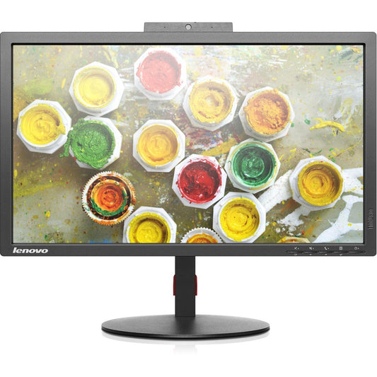 Moniteur LCD LED Full HD 21,5" avec webcam Lenovo ThinkVision T2224z - 16:9 - Noir corbeau 60F5MAR6US