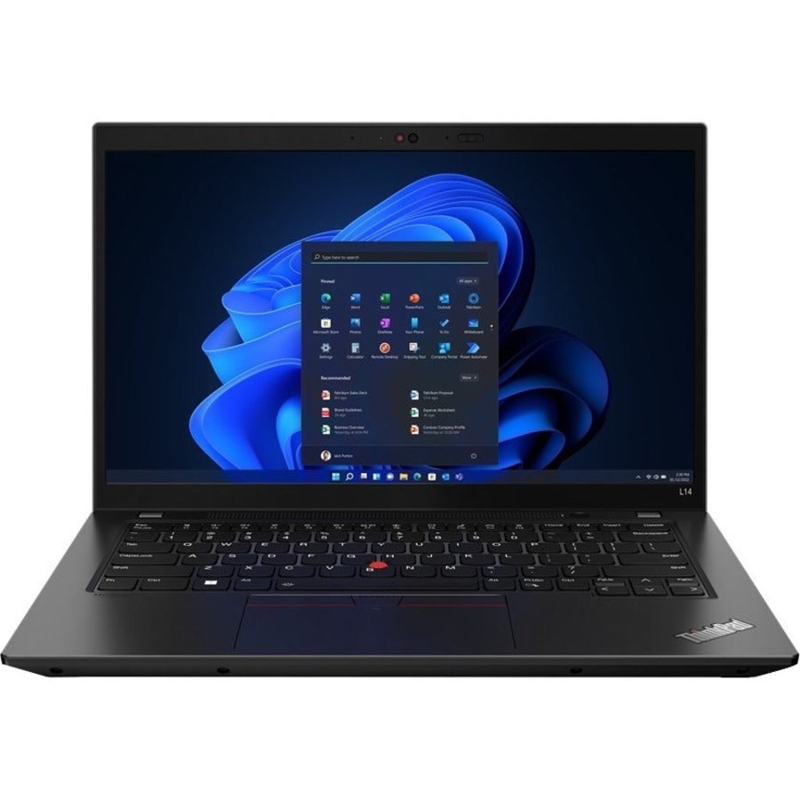 Lenovo ThinkPad L14 Gen 3 21C10048US 14" Notebook - Full HD - 1920 x 1080 - Intel Core i5 12th Gen i5-1235U Deca-core (10 Core) - 8 GB Total RAM - 256 GB SSD - Thunder Black 21C10048US