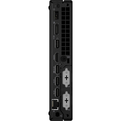 Lenovo ThinkCentre M80q Gen 3 11U1004AUS Desktop Computer - Intel Core i7 12th Gen i7-12700T Dodeca-core (12 Core) 1.40 GHz - 16 GB RAM DDR5 SDRAM - 256 GB M.2 PCI Express NVMe 4.0 x4 SSD - Tiny - Black 11U1004AUS