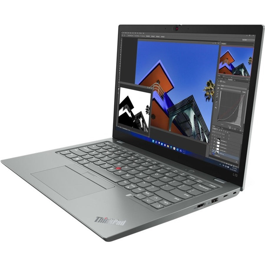 Lenovo ThinkPad L13 Gen 3 21B3003PCA 13.3" Notebook - WUXGA - 1920 x 1200 - Intel Core i5 12th Gen i5-1245U Deca-core (10 Core) - 8 GB Total RAM - 8 GB On-board Memory - 256 GB SSD - Storm Gray 21B3003PCA