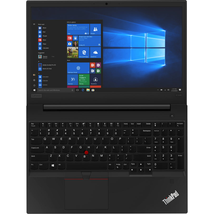 Lenovo ThinkPad Edge E590 20NB001CCA 15.6" Notebook - 1366 x 768 - Intel Core i5 8th Gen i5-8265U Quad-core (4 Core) 1.60 GHz - 8 GB Total RAM - 500 GB HDD - Black 20NB001CCA