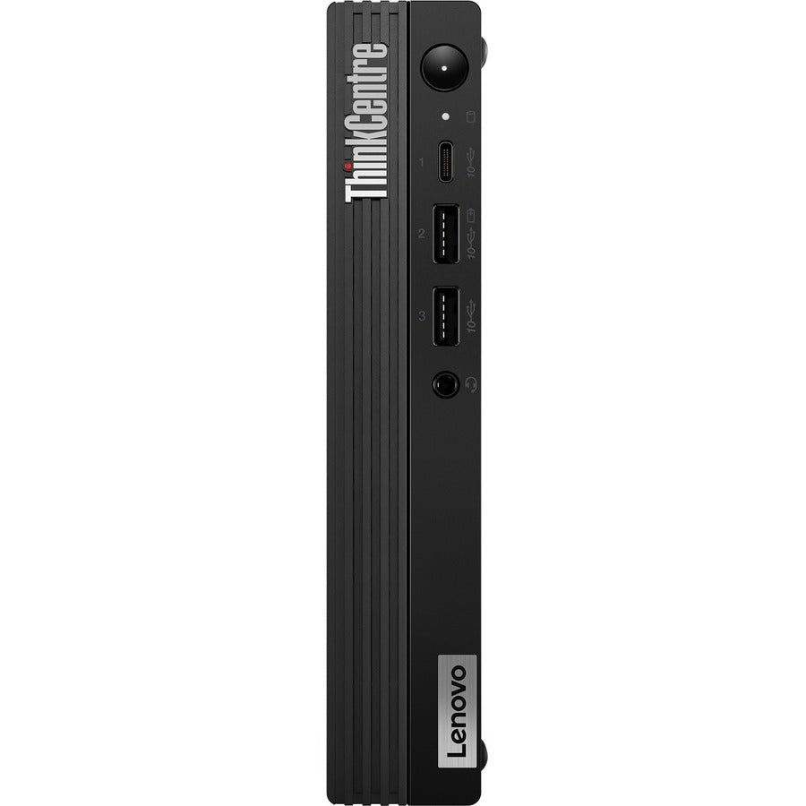 Lenovo ThinkCentre M90q Gen 3 11U5005VUS Desktop Computer - Intel Core i7 12th Gen i7-12700 Dodeca-core (12 Core) 2.10 GHz - 16 GB RAM DDR5 SDRAM - 512 GB M.2 PCI Express NVMe 4.0 x4 SSD - Tiny - Black 11U5005VUS