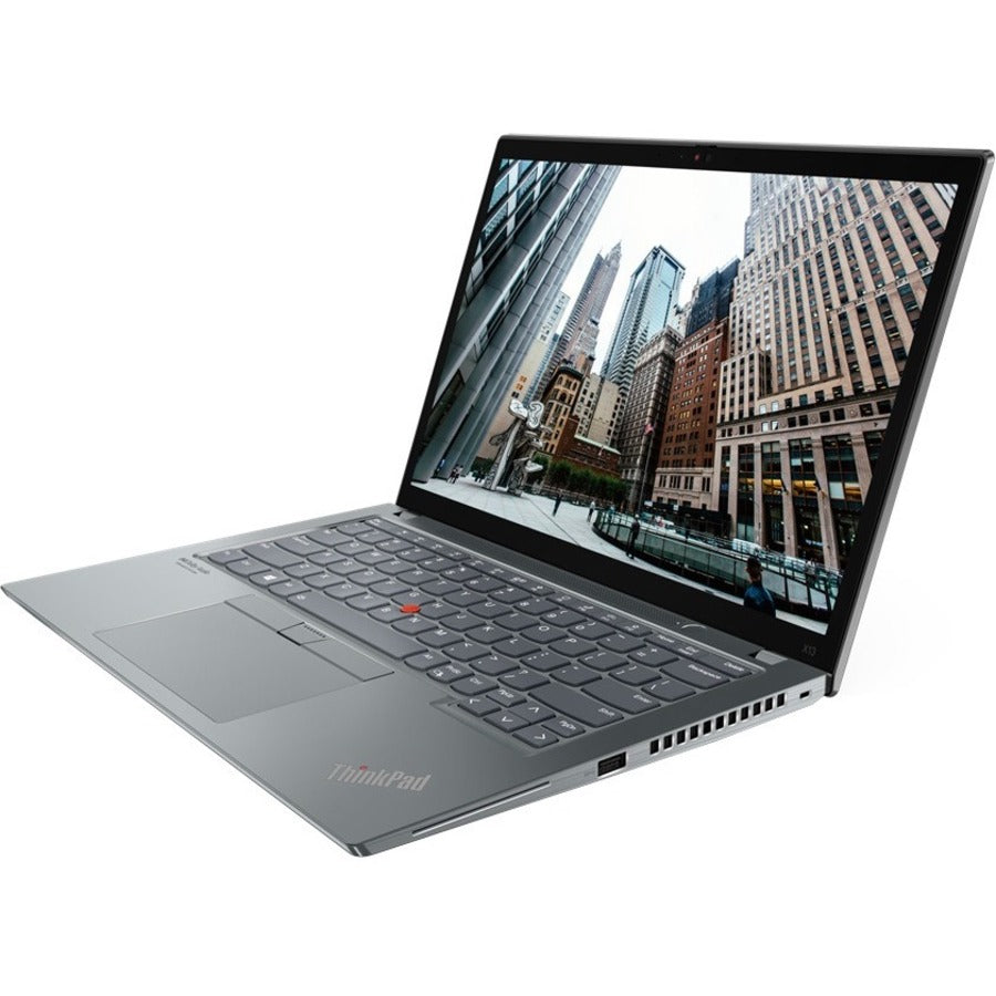 Lenovo ThinkPad X13 Gen 2 20XH0057CA 13.3" Notebook - WUXGA - 1920 x 1200 - AMD Ryzen 5 PRO 5650U Hexa-core (6 Core) 2.30 GHz - 8 GB Total RAM - 256 GB SSD - Storm Gray 20XH0057CA