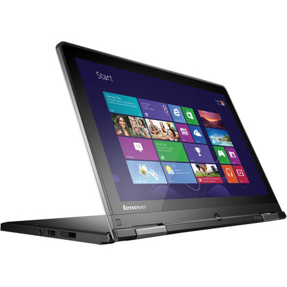 Lenovo ThinkPad S1 Yoga 20CD00BXUS 12.5" Touchscreen Convertible 2 in 1 Ultrabook - Full HD - 1920 x 1080 - Intel Core i5 i5-4300U Dual-core (2 Core) 1.90 GHz - 4 GB Total RAM - 500 GB HDD - 16 GB SSD - Black 20CD00BXUS