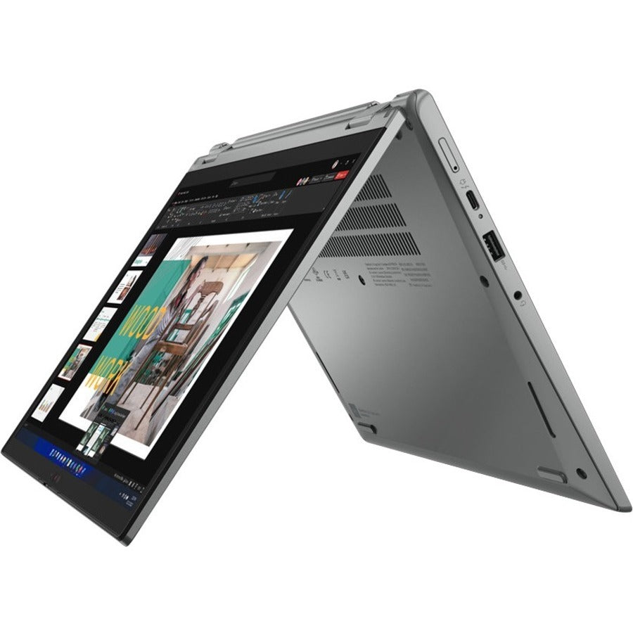 Lenovo ThinkPad L13 Yoga Gen 3 21B50036CA 13.3" Touchscreen Convertible 2 in 1 Notebook - WUXGA - 1920 x 1200 - Intel Core i5 12th Gen i5-1235U Deca-core (10 Core) - 16 GB Total RAM - 16 GB On-board Memory - 256 GB SSD - Storm Gray 21B50036CA