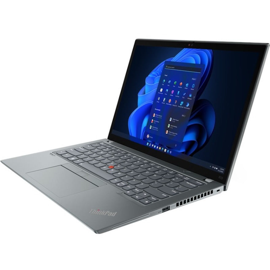 Lenovo ThinkPad X13 Gen 3 21BN00AHUS 13.3" Touchscreen Notebook - WUXGA - 1920 x 1200 - Intel Core i7 12th Gen i7-1260P Dodeca-core (12 Core) - 16 GB Total RAM - 16 GB On-board Memory - 512 GB SSD - Storm Gray 21BN00AHUS