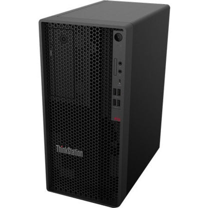 Lenovo ThinkStation P350 30E3002PUS Workstation - 1 x Intel Core i7 Octa-core (8 Core) i7-11700K 11th Gen 3.60 GHz - 16 GB DDR4 SDRAM RAM - 512 GB SSD - Tower - Raven Black 30E3002PUS