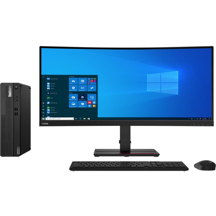 Lenovo ThinkCentre M80s Gen 3 11TG000HUS Desktop Computer - Intel Core i5 12th Gen i5-12500 Hexa-core (6 Core) 3 GHz - 8 GB RAM DDR5 SDRAM - Small Form Factor - Raven Black 11TG000HUS