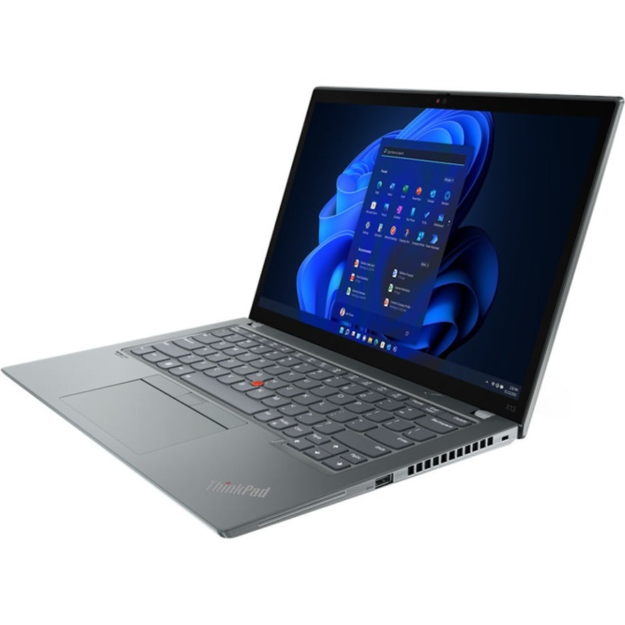 Lenovo ThinkPad X13 Gen 3 21BN002BUS 13.3" Touchscreen Notebook - WUXGA - 1920 x 1200 - Intel Core i7 12th Gen i7-1270P Dodeca-core (12 Core) 2.20 GHz - Intel Evo Platform - 16 GB Total RAM - 16 GB On-board Memory - 512 GB SSD - Storm Gray 21BN002BUS