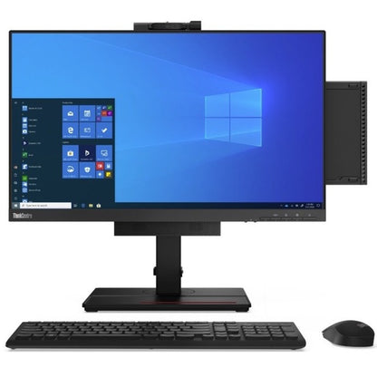 Lenovo ThinkCentre M75q Gen 2 11JJ000GCA Desktop Computer - AMD Ryzen 3 4350GE Quad-core (4 Core) 3.50 GHz - 4 GB RAM DDR4 SDRAM - 1 TB HDD - Tiny - Raven Black 11JJ000GCA