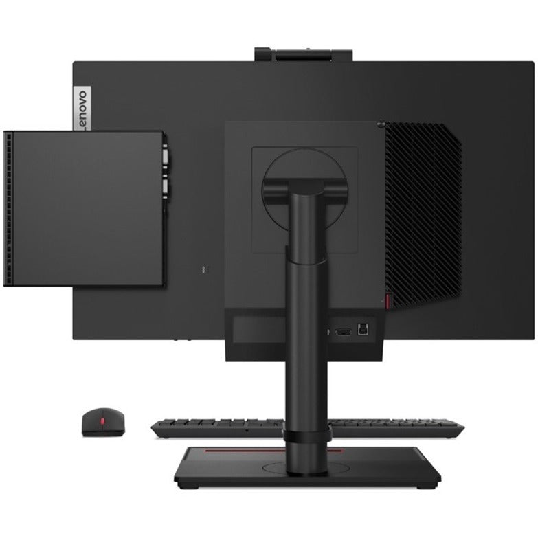 Lenovo ThinkCentre M75q Gen 2 11JJ000GCA Desktop Computer - AMD Ryzen 3 4350GE Quad-core (4 Core) 3.50 GHz - 4 GB RAM DDR4 SDRAM - 1 TB HDD - Tiny - Raven Black 11JJ000GCA