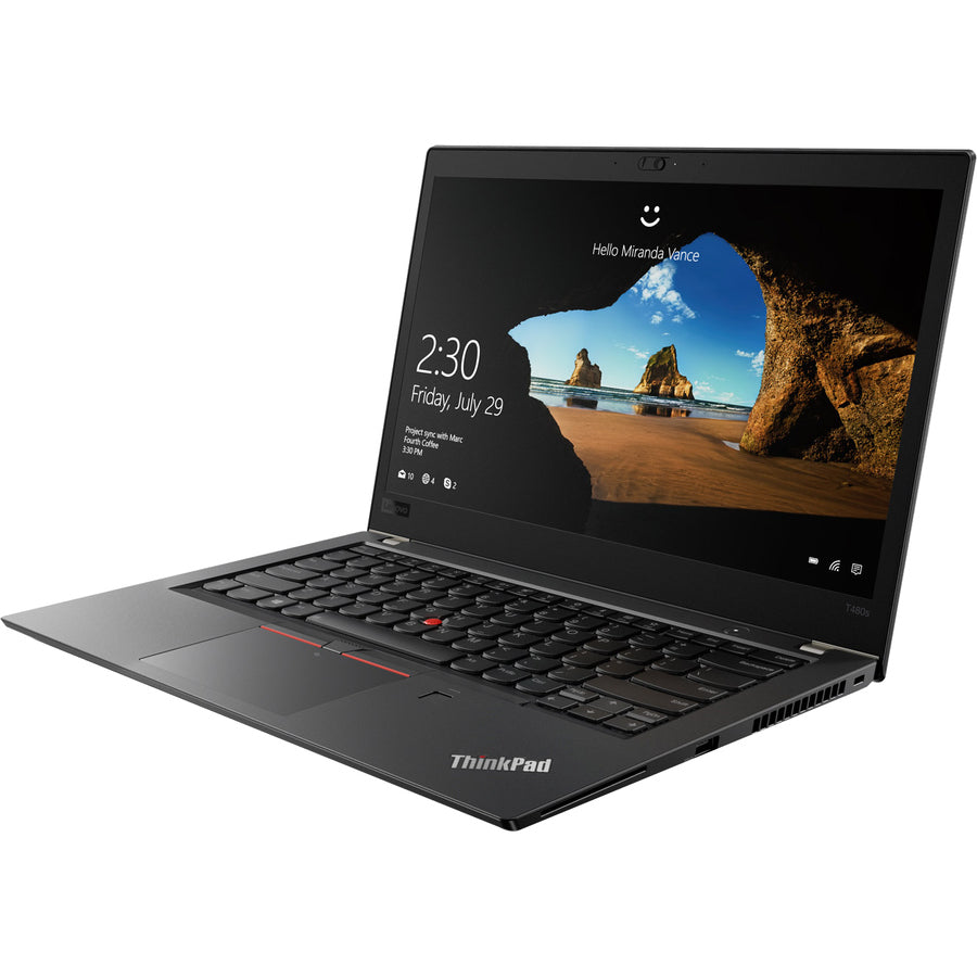 Lenovo ThinkPad T480s 20L7002HCA 14" Notebook - 1920 x 1080 - Intel Core i5 8th Gen i5-8250U Quad-core (4 Core) 1.60 GHz - 8 GB Total RAM - 256 GB SSD 20L7002HCA