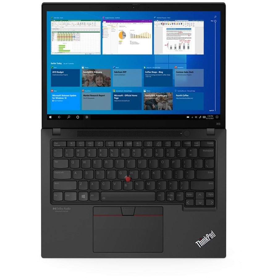 Lenovo ThinkPad X13 Gen 2 20XH005CCA 13.3" Notebook - WUXGA - 1920 x 1200 - AMD Ryzen 5 PRO 5650U Hexa-core (6 Core) 2.30 GHz - 8 GB Total RAM - 256 GB SSD - Villi Black 20XH005CCA