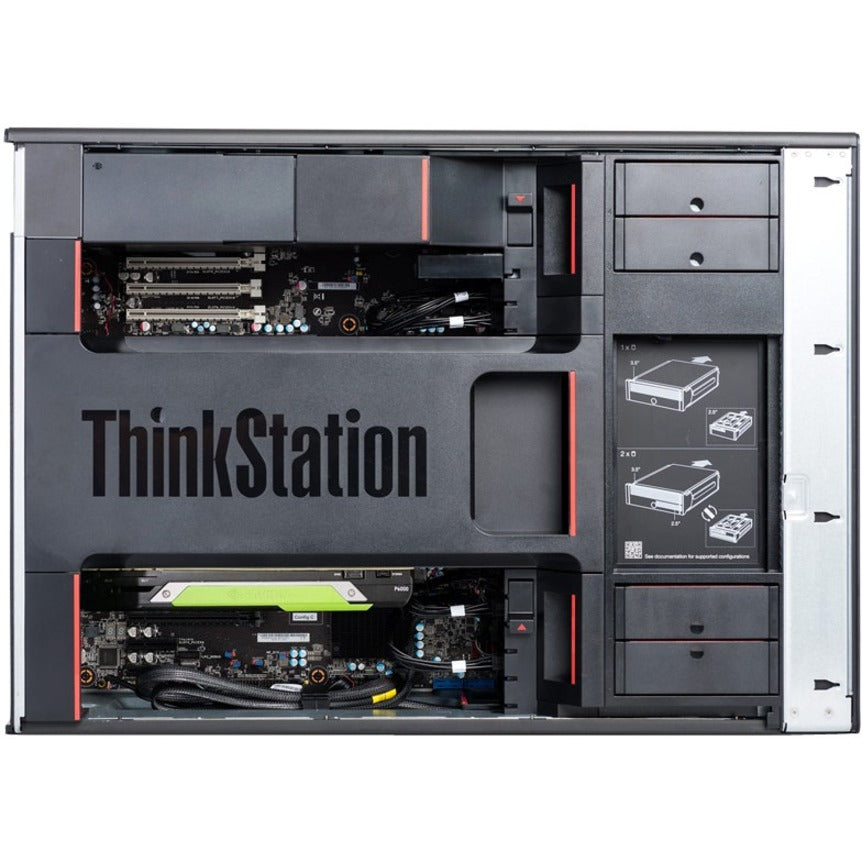 Lenovo ThinkStation P920 30BC0078US Workstation - 2 x Intel Xeon Silver Deca-core (10 Core) 4210R 2.40 GHz - 32 GB DDR4 SDRAM RAM - 512 GB SSD - Tower 30BC0078US