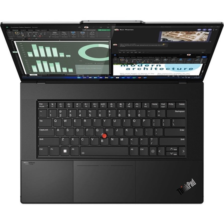 Lenovo ThinkPad Z16 Gen 1 21D40031CA 16" Notebook - WUXGA - 1920 x 1200 - AMD Ryzen 7 PRO 6850H Octa-core (8 Core) 3.20 GHz - 16 GB Total RAM - 16 GB On-board Memory - 1 TB SSD - Black, Arctic Gray 21D40031CA