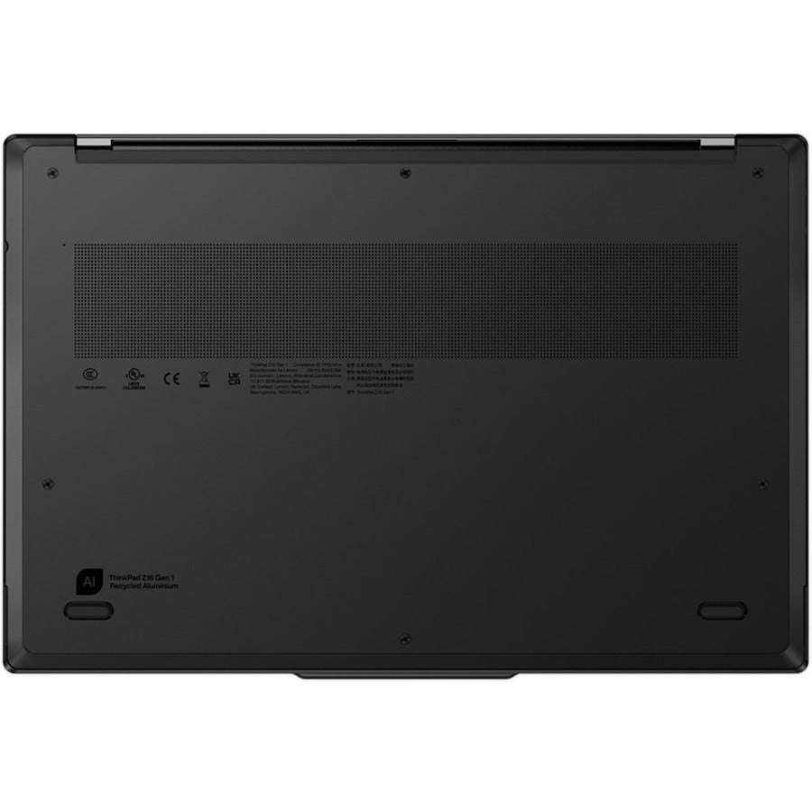 Lenovo ThinkPad Z16 Gen 1 21D40031CA 16" Notebook - WUXGA - 1920 x 1200 - AMD Ryzen 7 PRO 6850H Octa-core (8 Core) 3.20 GHz - 16 GB Total RAM - 16 GB On-board Memory - 1 TB SSD - Black, Arctic Gray 21D40031CA