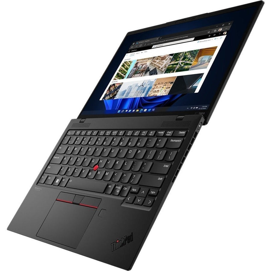 Lenovo ThinkPad X1 Nano Gen 2 21E80033CA 13" Notebook - 2K - 2160 x 1350 - Intel Core i7 12th Gen i7-1260P Dodeca-core (12 Core) - 16 GB Total RAM - 16 GB On-board Memory - 512 GB SSD - Black Paint 21E80033CA