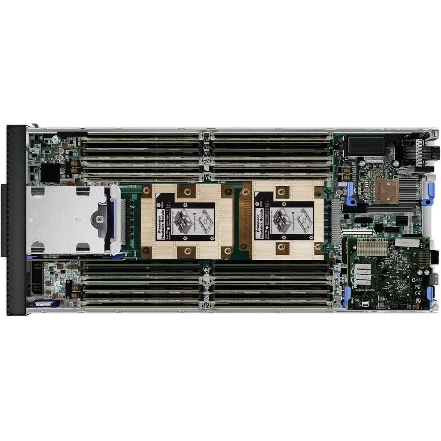 Lenovo ThinkSystem SN550 7X16A07MNA Blade Server - 1 x Intel Xeon Silver 4208 2.10 GHz - 32 GB RAM - Serial ATA/600, Serial Attached SCSI (SAS) Controller 7X16A07MNA