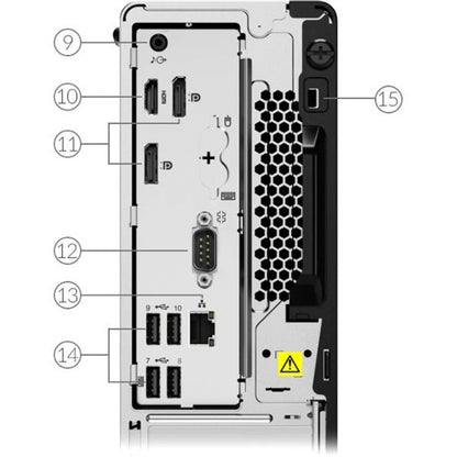 Lenovo ThinkCentre M70s 11DC003BUS Desktop Computer - Intel Core i5 10th Gen i5-10400 Hexa-core (6 Core) 2.90 GHz - 8 GB RAM DDR4 SDRAM - 512 GB SSD - Small Form Factor 11DC003BUS