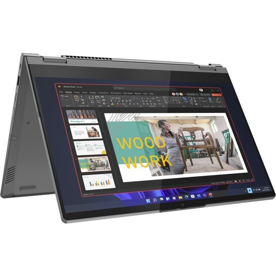 Lenovo ThinkBook 14s Yoga G2 IAP 21DM0018CA 14" Touchscreen Notebook - Full HD - 1920 x 1080 - Intel Core i7 12th Gen i7-1255U Deca-core (10 Core) - 16 GB Total RAM - 8 GB On-board Memory - 512 GB SSD - Mineral Gray 21DM0018CA