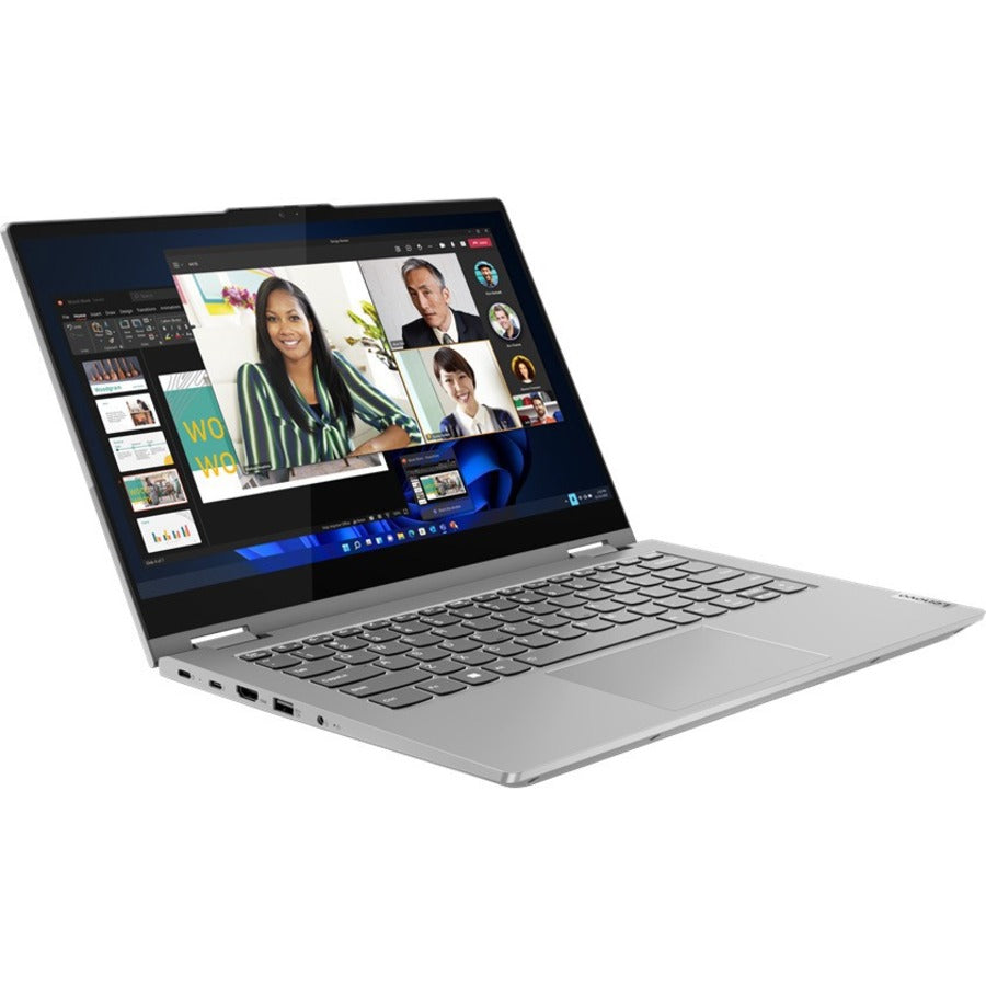 Lenovo ThinkBook 14s Yoga G2 IAP 21DM0018CA 14" Touchscreen Notebook - Full HD - 1920 x 1080 - Intel Core i7 12th Gen i7-1255U Deca-core (10 Core) - 16 GB Total RAM - 8 GB On-board Memory - 512 GB SSD - Mineral Gray 21DM0018CA