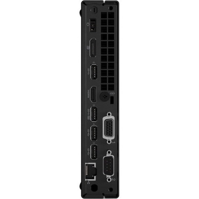 Lenovo ThinkCentre M80q 11DN008YCA Desktop Computer - Intel Core i5 10th Gen i5-10500T Hexa-core (6 Core) 2.30 GHz - 16 GB RAM DDR4 SDRAM - 256 GB NVMe M.2 PCI Express PCI Express NVMe x4 SSD - Tiny - Black 11DN008YCA