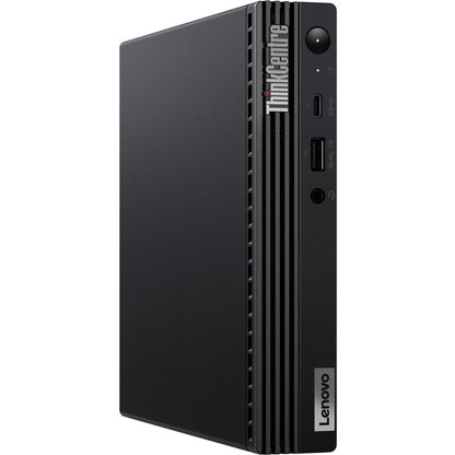 Lenovo ThinkCentre M80q Gen 3 11U10011CA Desktop Computer - Intel Core i5 12th Gen i5-12500 Hexa-core (6 Core) 2 GHz - 8 GB RAM DDR5 SDRAM - 512 GB NVMe M.2 PCI Express PCI Express NVMe 4.0 x4 SSD - Tiny - Black 11U10011CA