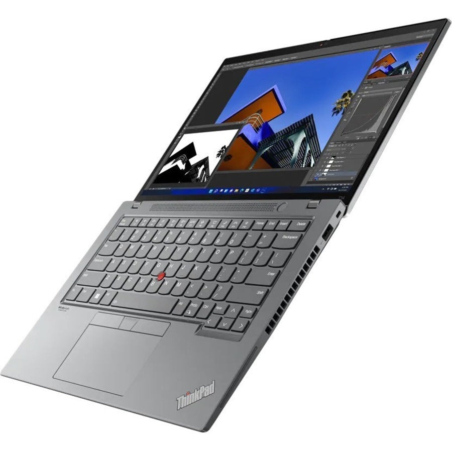 Lenovo ThinkPad T14 Gen 3 21AH00LLUS 14" Notebook - WUXGA - 1920 x 1200 - Intel Core i5 12th Gen i5-1245U Deca-core (10 Core) - 16 GB Total RAM - 16 GB On-board Memory - 512 GB SSD - Storm Gray 21AH00LLUS