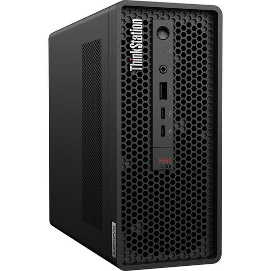 Lenovo ThinkStation P360 Ultra 30G1000LCA Workstation - 1 x Intel Core i5 Hexa-core (6 Core) i5-12600 12th Gen 3.30 GHz - 16 GB DDR5 SDRAM RAM - 512 GB SSD - Mini-tower 30G1000LCA