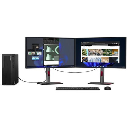 Lenovo ThinkCentre M80t Gen 3 11TE0006CA Desktop Computer - Intel Core i7 12th Gen i7-12700 Dodeca-core (12 Core) 2.10 GHz - 16 GB RAM DDR5 SDRAM - 256 GB M.2 PCI Express NVMe 4.0 SSD - Tower - Raven Black 11TE0006CA