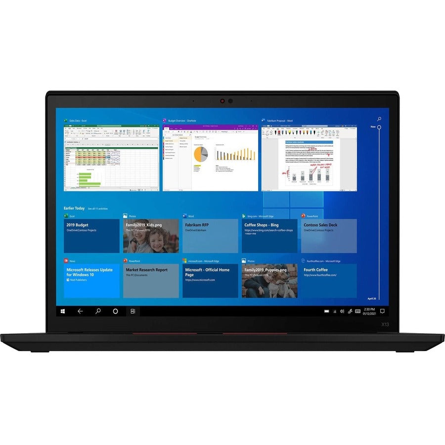 Lenovo ThinkPad X13 Gen 2 20XH005DUS 13.3" Notebook - WUXGA - 1920 x 1200 - AMD Ryzen 5 PRO 5650U Hexa-core (6 Core) 2.30 GHz - 8 GB Total RAM - 8 GB On-board Memory - 256 GB SSD 20XH005DUS