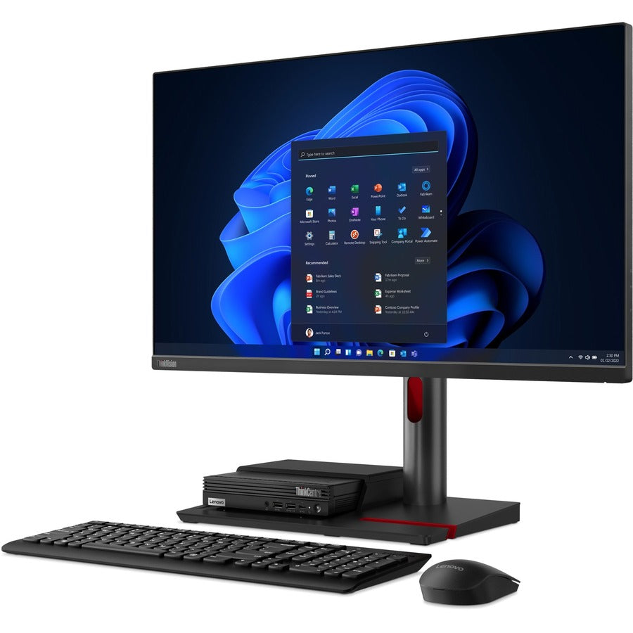 Lenovo ThinkCentre M90q Gen 3 11U50021US Desktop Computer - Intel Core i5 12th Gen i5-12500T 2 GHz - 8 GB RAM - 256 GB M.2 PCI Express NVMe SSD 11U50021US