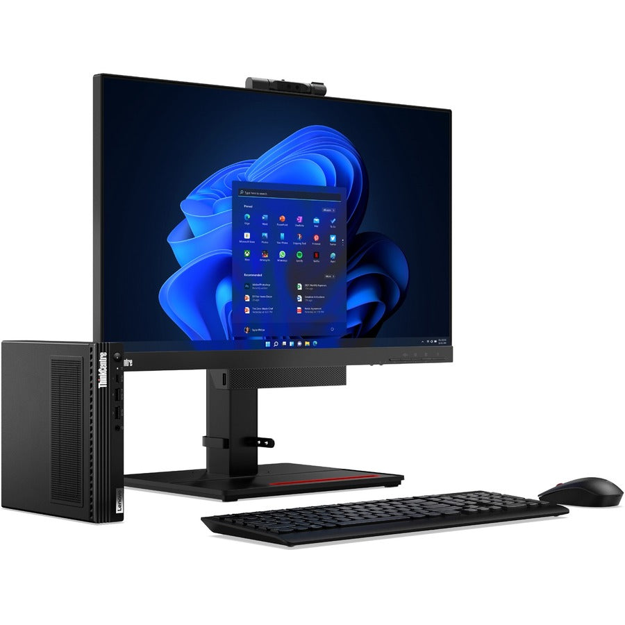 Lenovo ThinkCentre M90q Gen 3 11U50021US Desktop Computer - Intel Core i5 12th Gen i5-12500T 2 GHz - 8 GB RAM - 256 GB M.2 PCI Express NVMe SSD 11U50021US