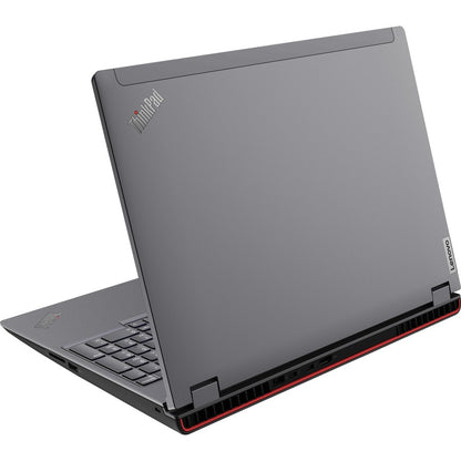 Lenovo ThinkPad P16 G1 21D60090US 16" Mobile Workstation - WQXGA - 2560 x 1600 - Intel Core i9 12th Gen i9-12950HX Hexadeca-core (16 Core) 2.30 GHz - 16 GB Total RAM - 512 GB SSD - Storm Gray, Thunder Black 21D60090US