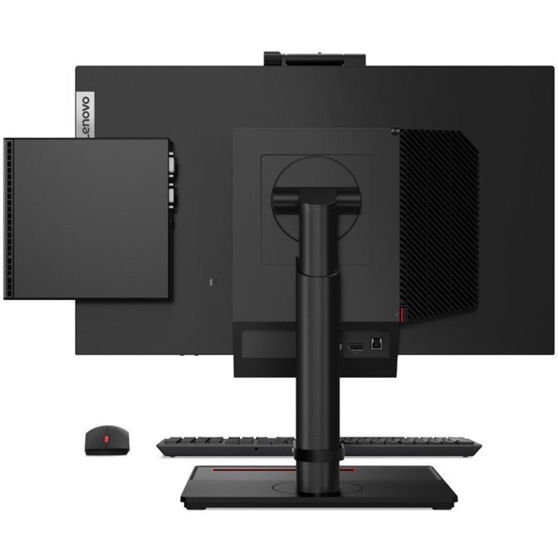 Lenovo ThinkCentre M75q Gen 2 11JN0071US Desktop Computer - AMD Ryzen 7 PRO 5750GE Octa-core (8 Core) 3.20 GHz - 8 GB RAM DDR4 SDRAM - 256 GB M.2 PCI Express NVMe SSD - Tiny - Black 11JN0071US