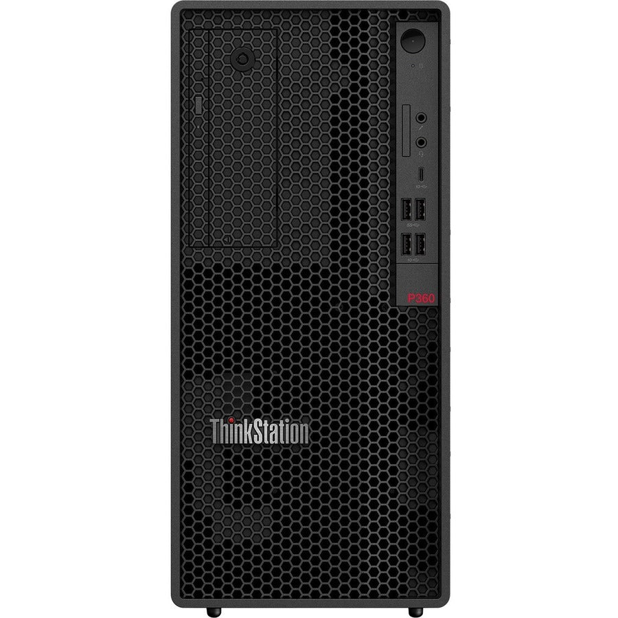 Lenovo ThinkStation P360 30FM002TUS Workstation - 1 x Intel Core i5 Hexa-core (6 Core) i5-12500 12th Gen 3 GHz - 16 GB DDR5 SDRAM RAM - 512 GB SSD - Tower 30FM002TUS