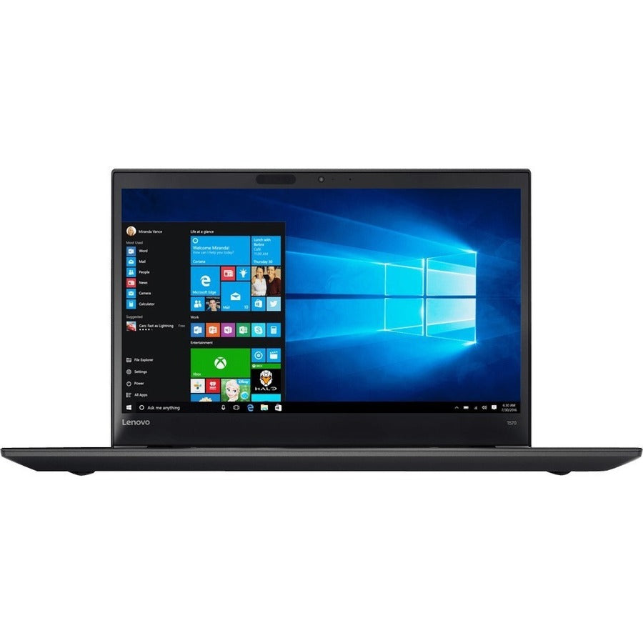 Lenovo ThinkPad T570 20H9000SCA 15.6" Notebook - 1920 x 1080 - Intel Core i5 7th Gen i5-7200U Dual-core (2 Core) 2.50 GHz - 4 GB Total RAM - 500 GB HDD - Black 20H9000SCA