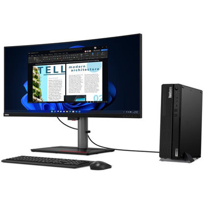 Lenovo ThinkCentre M80s Gen 3 11TG0023US Desktop Computer - Intel Core i7 12th Gen i7-12700 Dodeca-core (12 Core) - 16 GB RAM DDR5 SDRAM - 1 TB HDD - Small Form Factor - Black 11TG0023US