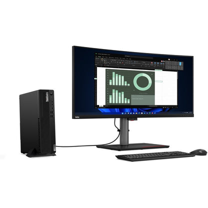 Lenovo ThinkCentre M80s Gen 3 11TG0023US Desktop Computer - Intel Core i7 12th Gen i7-12700 Dodeca-core (12 Core) - 16 GB RAM DDR5 SDRAM - 1 TB HDD - Small Form Factor - Black 11TG0023US