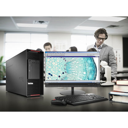 Lenovo ThinkStation P920 30BC007AUS Workstation - 2 x Intel Xeon Gold Dodeca-core (12 Core) 6226 2.70 GHz - 32 GB DDR4 SDRAM RAM - 1 TB SSD - Tower 30BC007AUS