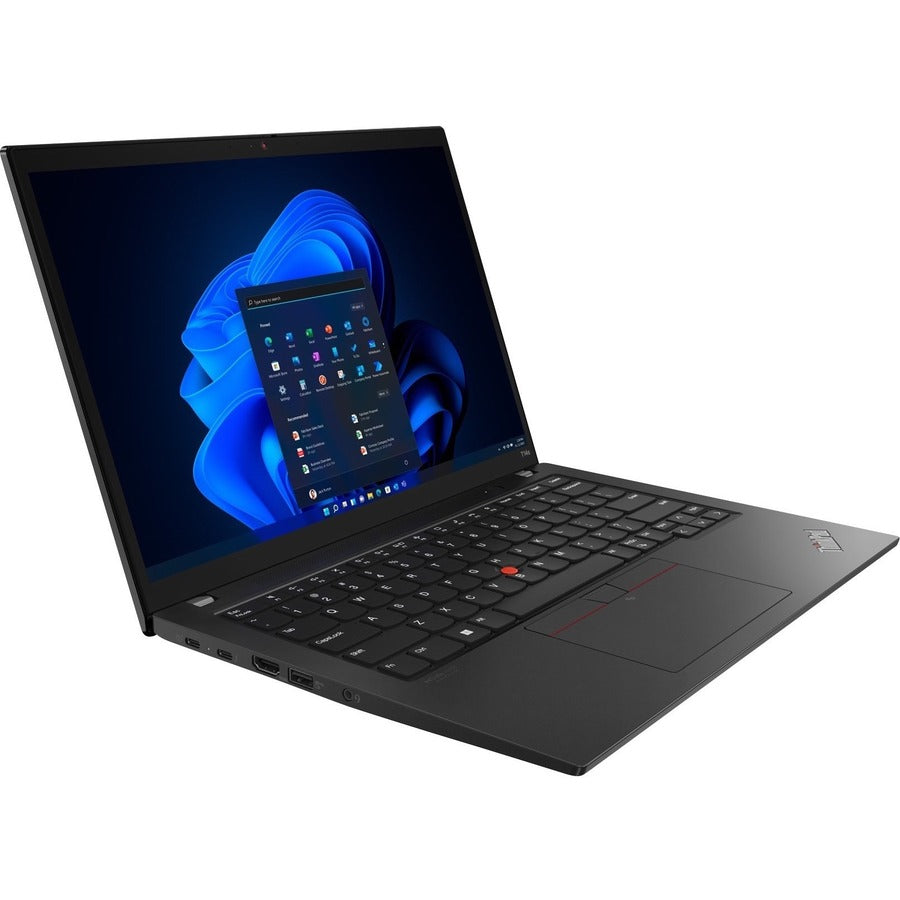 Lenovo ThinkPad T14s Gen 3 21BR00FHCA 14" Notebook - WUXGA - 1920 x 1200 - Intel Core i5 12th Gen i5-1235U Deca-core (10 Core) - 16 GB Total RAM - 16 GB On-board Memory - 256 GB SSD - Thunder Black 21BR00FHCA