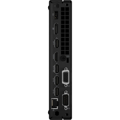 Lenovo ThinkCentre M80q 11DN008YUS Desktop Computer - Intel Core i5 10th Gen i5-10500T Hexa-core (6 Core) 2.30 GHz - 16 GB RAM DDR4 SDRAM - 256 GB M.2 PCI Express NVMe x4 SSD - Tiny - Black 11DN008YUS